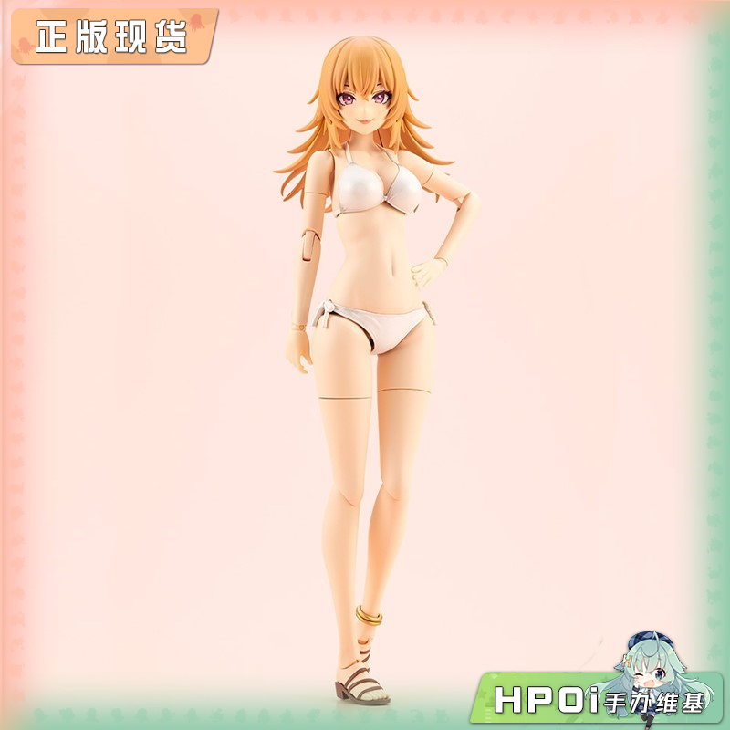 寿屋  创彩少女一条星罗泳装 全新发型 拼装机娘手办