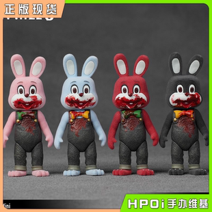 【Hpoi现货】Gecco 寂静岭3 迷你兔子罗比 粉黑蓝红色 Q版 手办