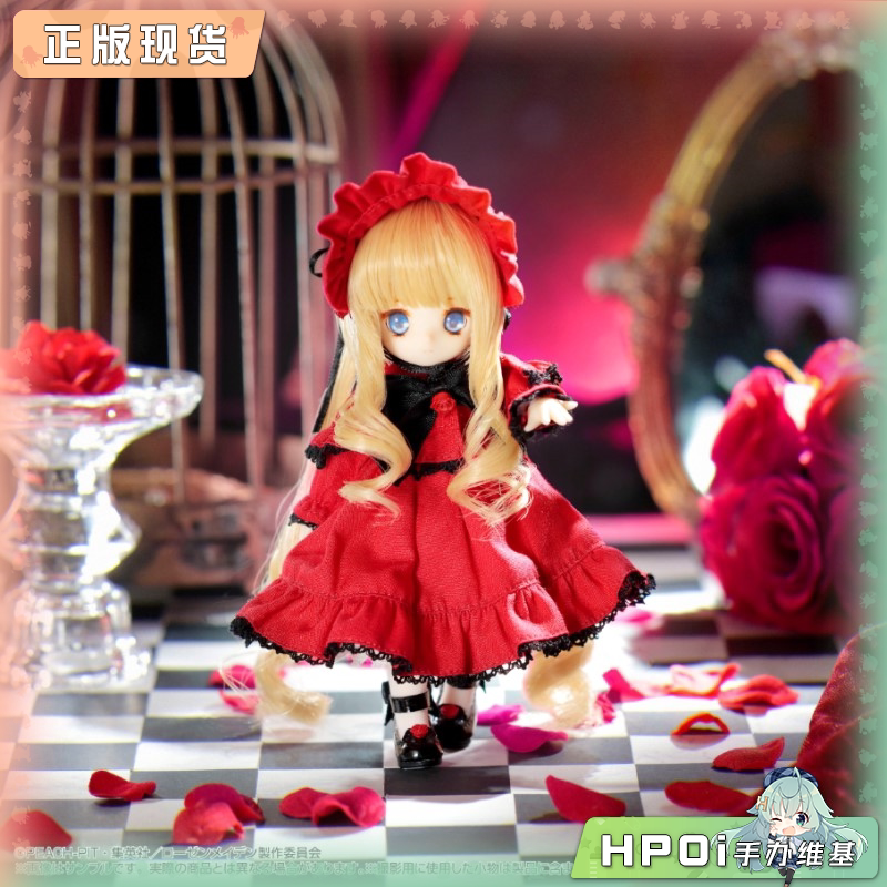 Azone Picconeemo角色 蔷薇少女 真红 娃娃 可动手办