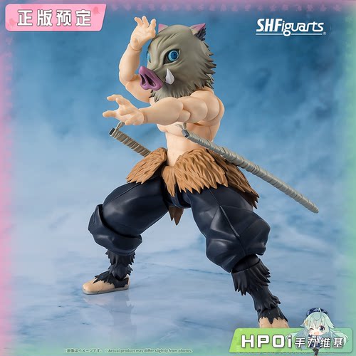 【Hpoi定金】万代 SHF 鬼灭之刃 嘴平伊之助 兽之呼吸 可动手办