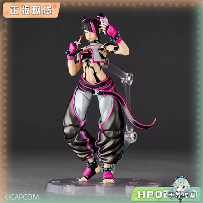 海洋堂街霸6韩蛛俐机娘可动手办