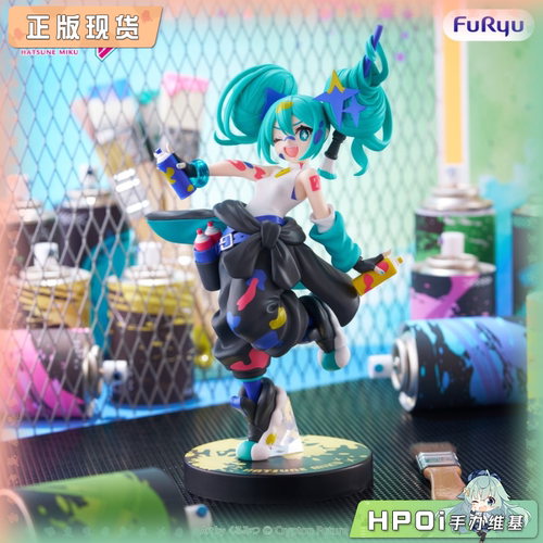 【Hpoi现货】Furyu Muchute Figure 初音未来 画画女孩 异色 手办