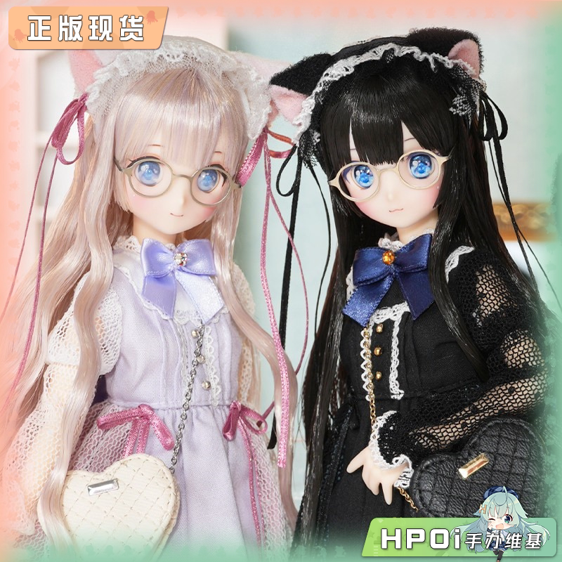 Azone 朝比奈幸穂 MK的礼物 黑 白猫 娃娃 可动手办