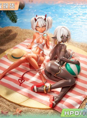 【Hpoi补款】SSR FIGURE 咖啡因酱&暗精灵舞娘 夏日 1/7手办