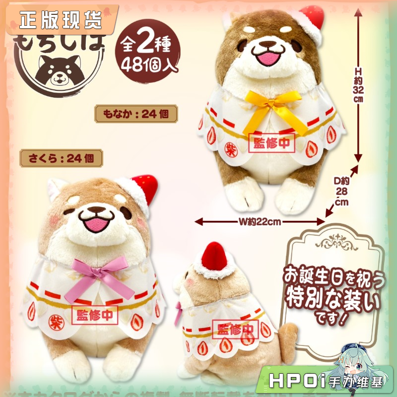 SK JAPAN 忠犬麻糬柴犬生日BIG 毛绒