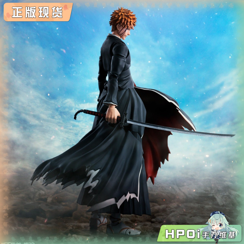 万代 SHF 死神BLEACH 黑崎一护 月牙天冲 可动手办