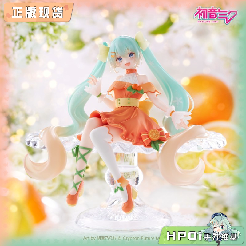 Furyu 虚拟歌手 V家 初音未来 柑橘 泡面压 景品手办