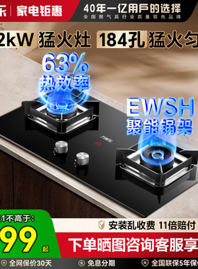 [政府补贴]万家乐Y3R1/AY8燃气灶家用天然气煤气液化气嵌入式炉灶