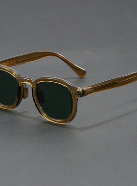 日系复古小框防紫外线墨镜