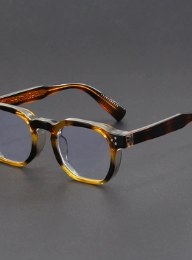 玳瑁厚款粗框防蓝光近视眼镜墨镜