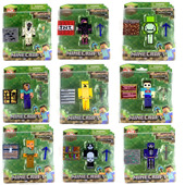 我 世界塑料玩具手办末影人Dream史蒂夫苦力怕铁傀儡人偶模型