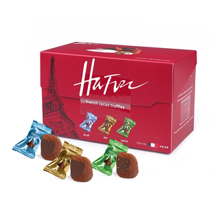 法国进口哈梵HAFUN松露巧克力臻选礼盒91g榛子独立装 圣诞礼物零食