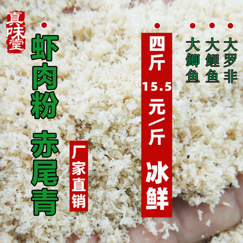 赤尾青鲫鱼饵料黑坑真味堂虾肉粉
