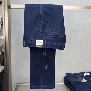 3601高腰弹力宽松2025秋冬新深裆中年男直筒裤 道一男裤 休闲牛仔裤