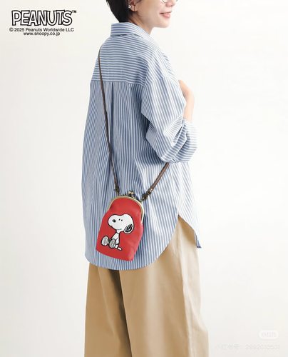 现货史努比卡通可爱百搭小巧迷你单肩斜挎包口金包手机包零钱包