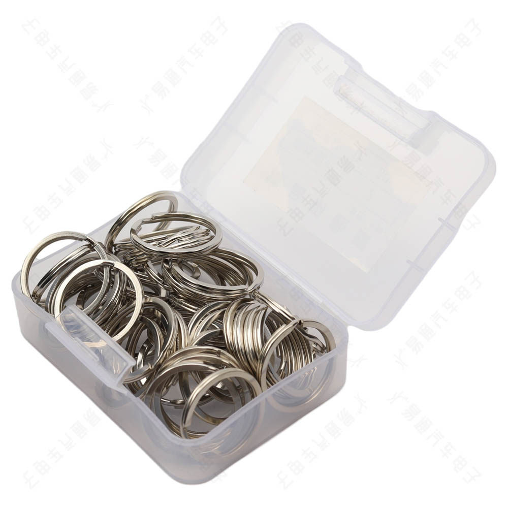 30MM 프리미엄 열쇠 고리 링 박스형 플랫 와이어 직경 2.0MM 링 외경 30MM 45 개|상자