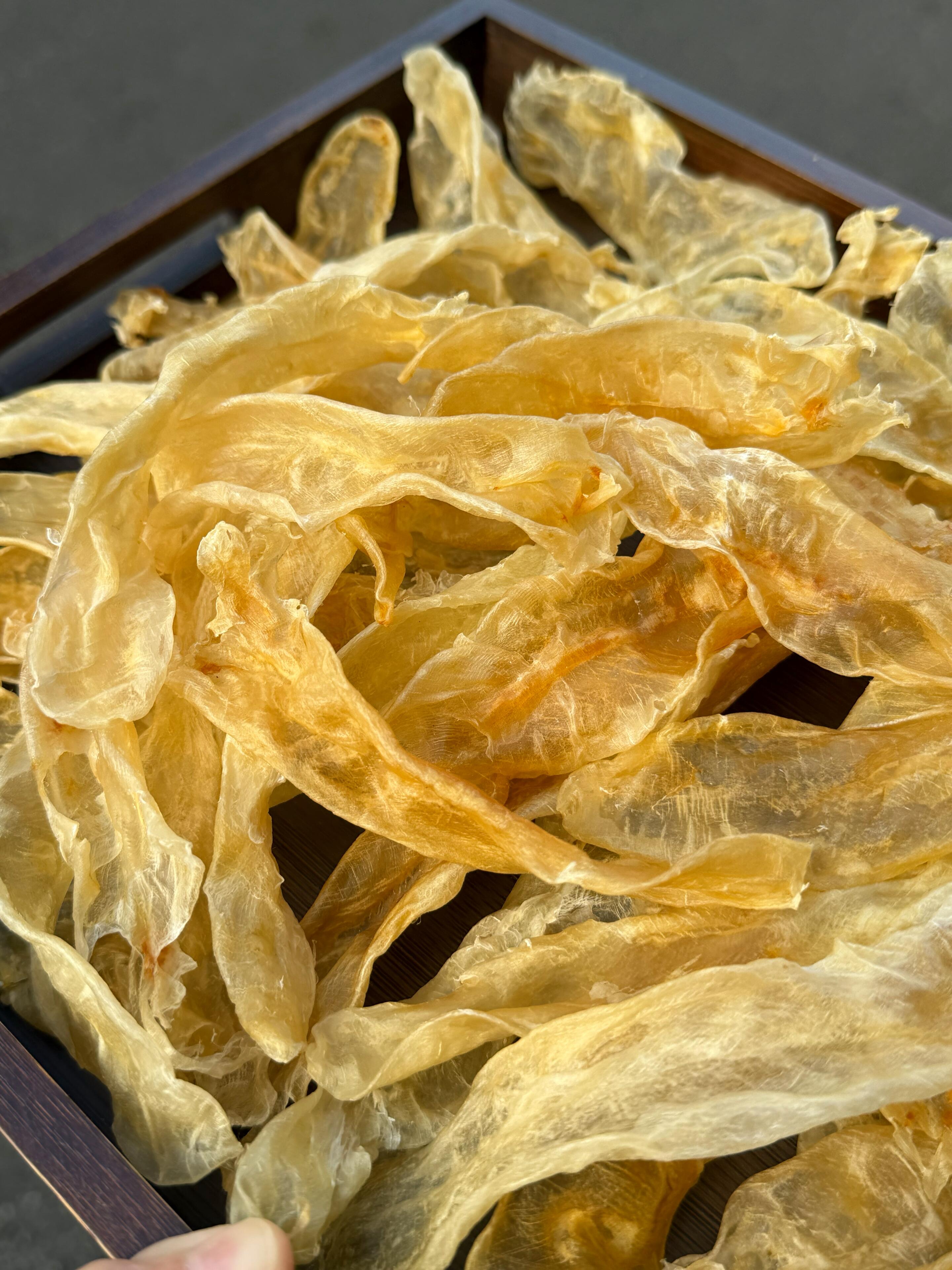 野生佐罗条花胶干货鱼胶足干正品天然滋补日常煲汤好物料鱼鳔