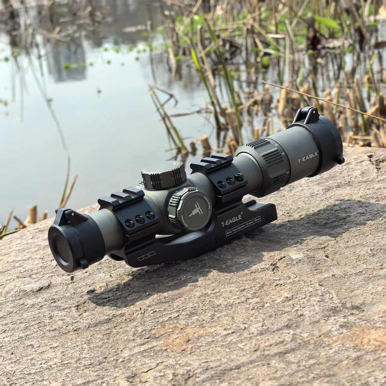 8倍夜视薄壁瞄i准器高清十字望远镜6倍i镜模型件弹弓玩具观鸟镜