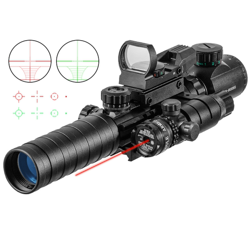 8倍夜视薄壁瞄i准器高清十字望远镜6倍i镜模型件弹弓玩具观鸟镜