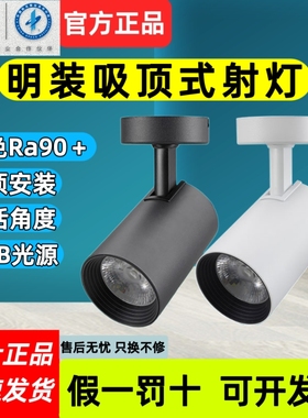 雷士SLED320FC 320FD 24/30W LED吸顶明装射灯天花免开孔服装店铺