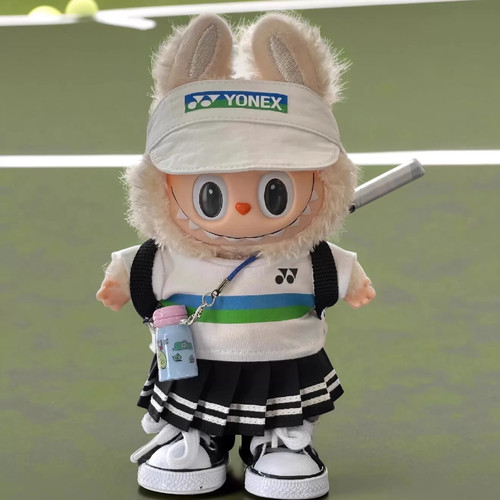 labubu羽毛球娃衣运动周边套装拉布布一代三代衣服生日礼物礼品