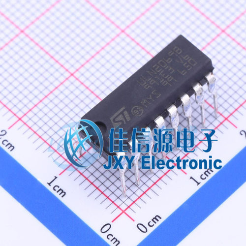 达林顿晶体管阵列      ULN2069B  ST(意法半导体)  PowerDIP-16