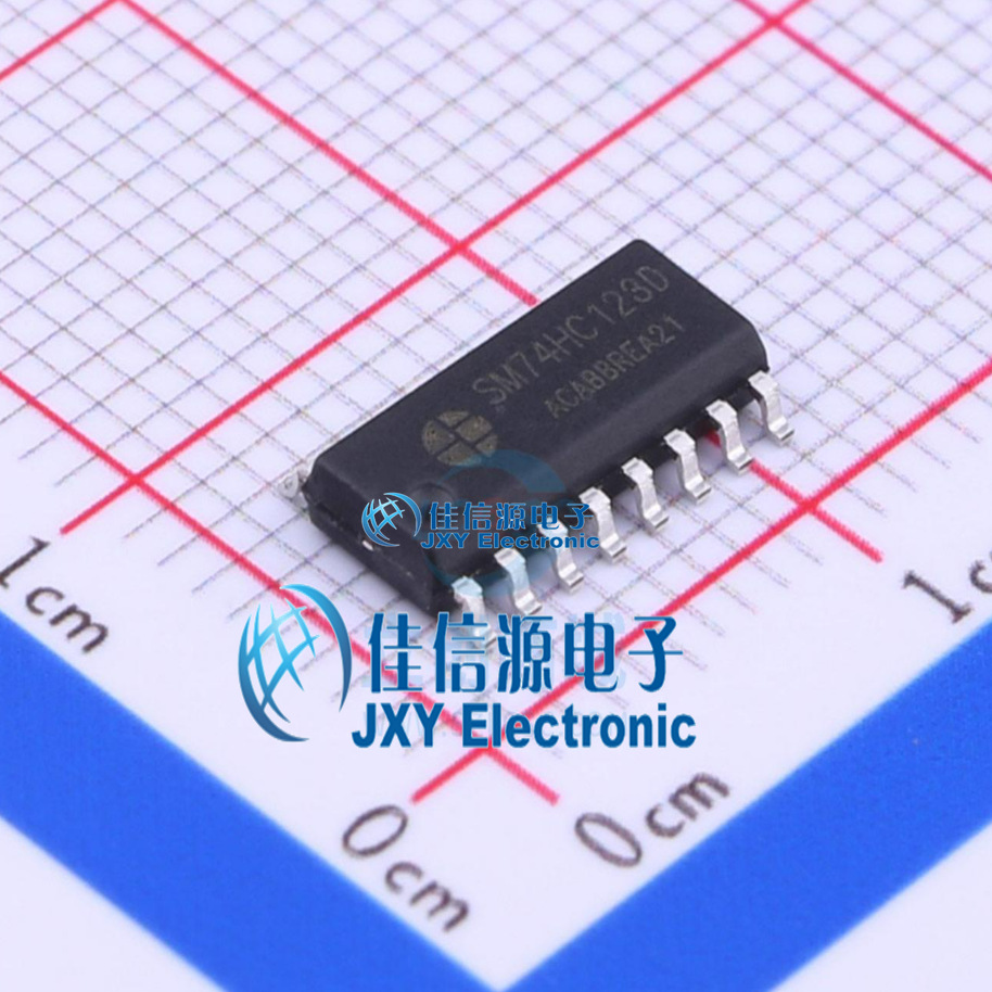 单稳态多谐振荡器     SM74HC123D  明微  SOP-16