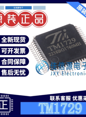 LCD驱动 TM1729 天微 LQFP-64(7x7)字段式LCD显示驱动控制IC全新