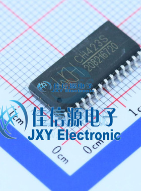 I/O扩展器 CH423S WCH(南京沁恒) SOP-28 128位LED16位数码管点阵