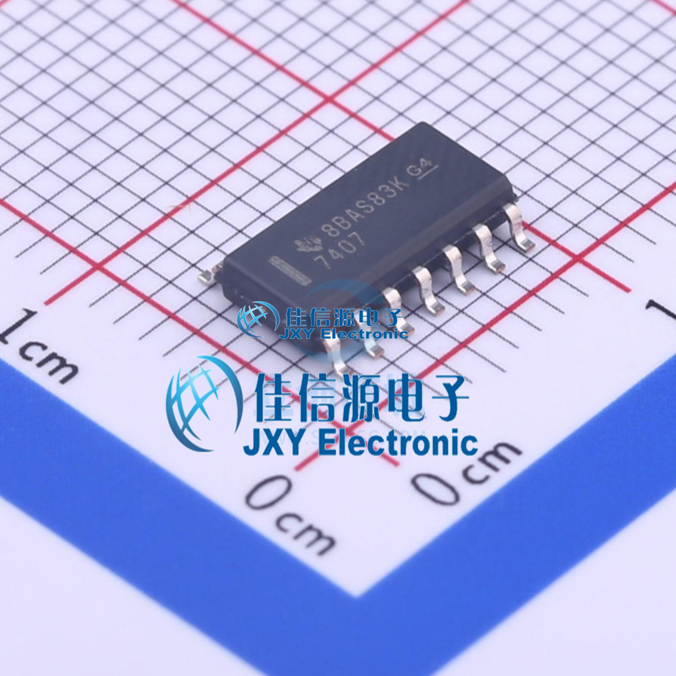 缓冲器/驱动器    SN7407DR  TI(德州仪器)  SOIC-14