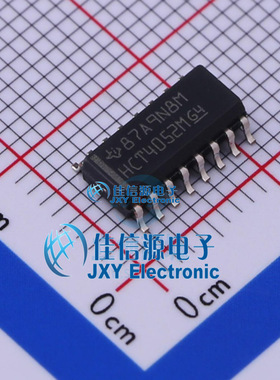 缓冲器/驱动器    CD74HCT4052M96  TI()  SOIC-16