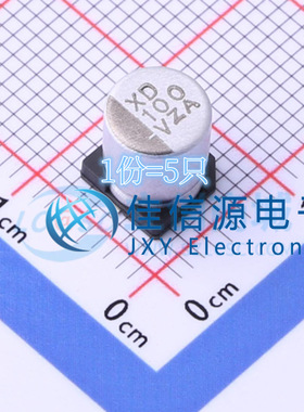 电容 EMZA350ADA101MF80G NCC/黑金刚 6.3x7.7 100uF 35V（5只）