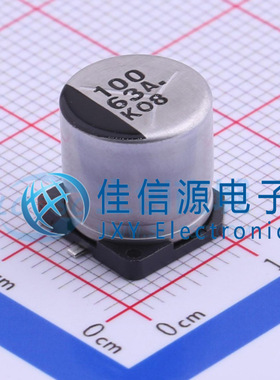 贴片电解电容器 EEE1JA101P 松下 10x10.2 100uF ±20% 63V