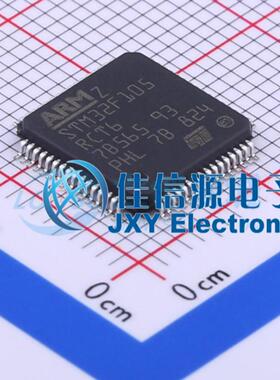 256KB单片机 STM32F105RCT6 ST(意法半导体) LQFP-64(10x10) 全新