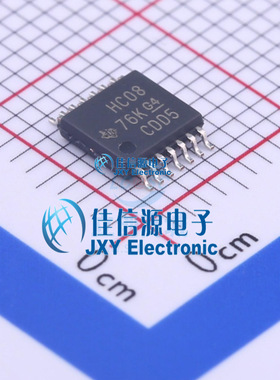 逻辑门     SN74HC08PW  TI()  TSSOP-14