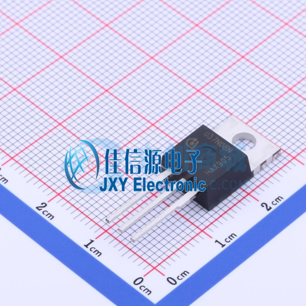 场效应管(MOSFET)     IPP037N08N3 G   TO-220-3