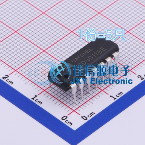 逻辑门CD4011BE华冠5只