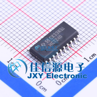 缓冲器/驱动器    SN74HCT240NSR  TI(德州仪器)  SOP-20