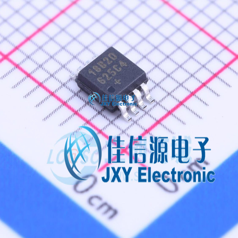 传感器   DS18B20U+T&R  ADI(亚德诺)/MAXIM(美信)  FSOP-8