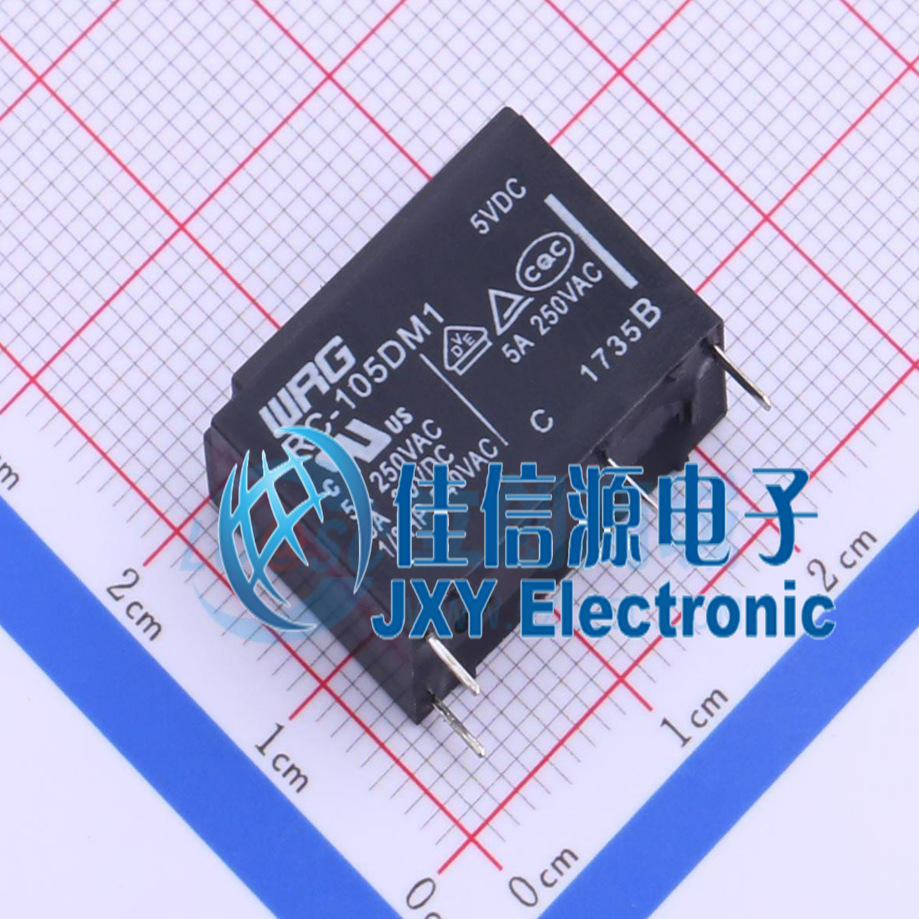 功率继电器       RC-105DM1   WRG(旺荣集团) 5V 10A