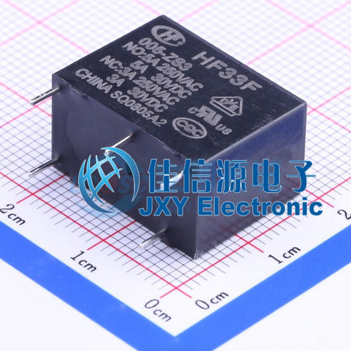 功率继电器      HF33F/005-ZS3   HF(宏发)