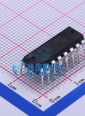 触发器     SN74LS112AN  TI(德州仪器)  DIP-16