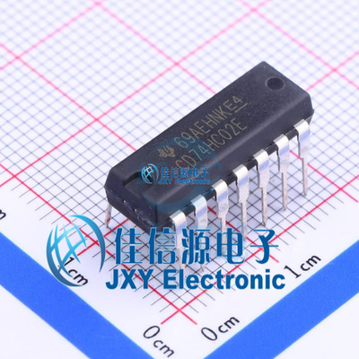 逻辑门     CD74HC02E  TI()  DIP-14