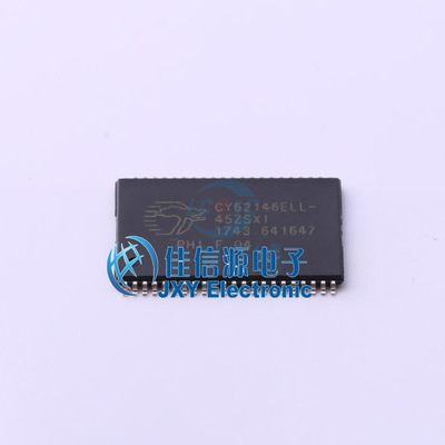 CY62146ELL-45ZSXIT  CYPRESS(赛普拉斯)  TSOP II-44