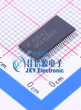 缓冲器/驱动器    74VCX16244MTDX  onsemi(安森美)  TSSOP-48