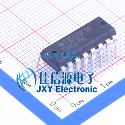 计数器/分频器     CD4017BE  TI()  DIP-16