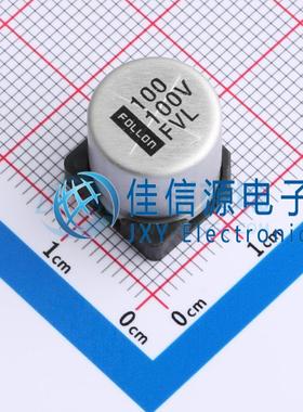 电解电容 EFVL100ADA101M12E0 FOLLON富隆 12.5x13.5 100uF 100V