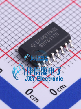 缓冲器/驱动器    SN751178NSR  TI(德州仪器)  SO-16