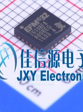 EFM32ZG108F8-QFN24 SILICON LABS(芯科) QFN-24