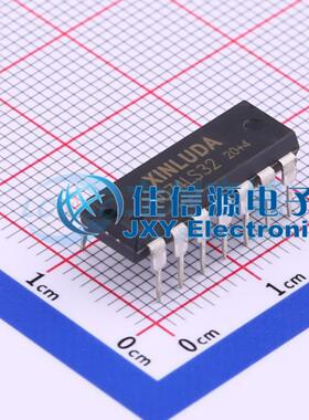 逻辑门 XD74LS32 XINLUDA(信路达) DIP-14正或门四路2输入全新